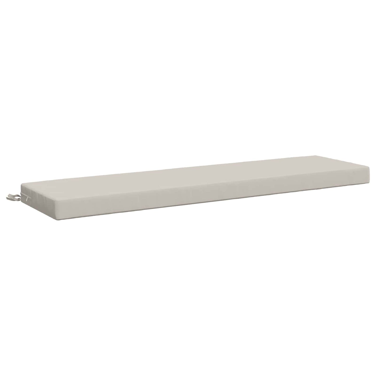 Bench Cushion SOEST 100% Polyester White 150 x 40 x 8 cm