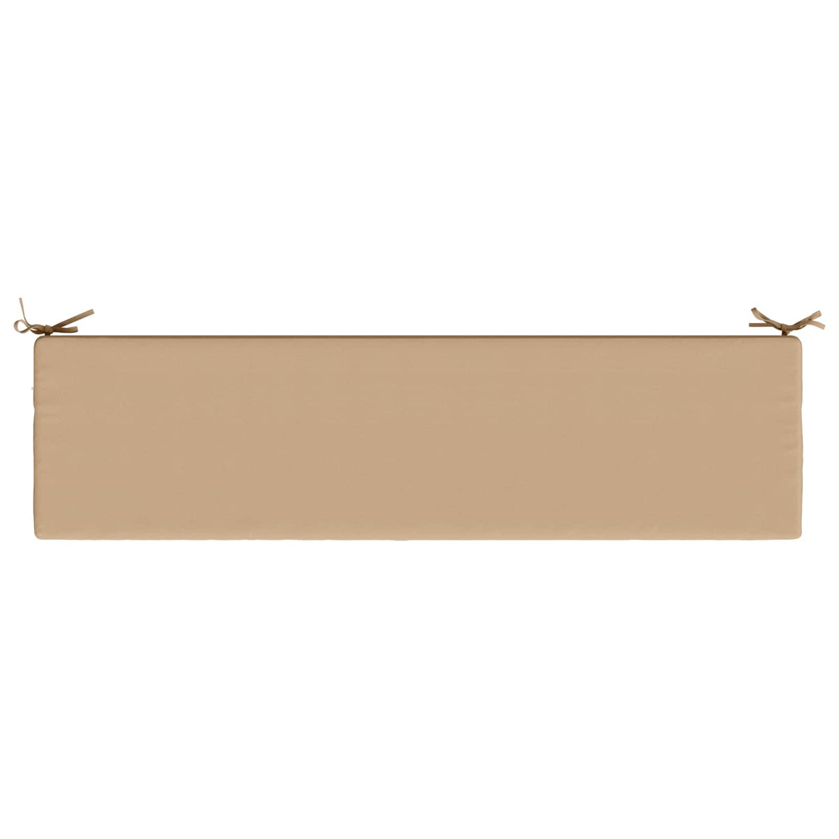 2-Piece Bench Cushions SOEST 2 pcs 100% Polyester Sand