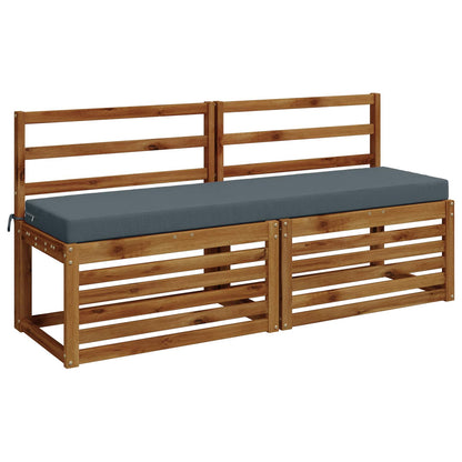 2-Piece Bench Cushions SOEST 2 pcs 100% Polyester Blue