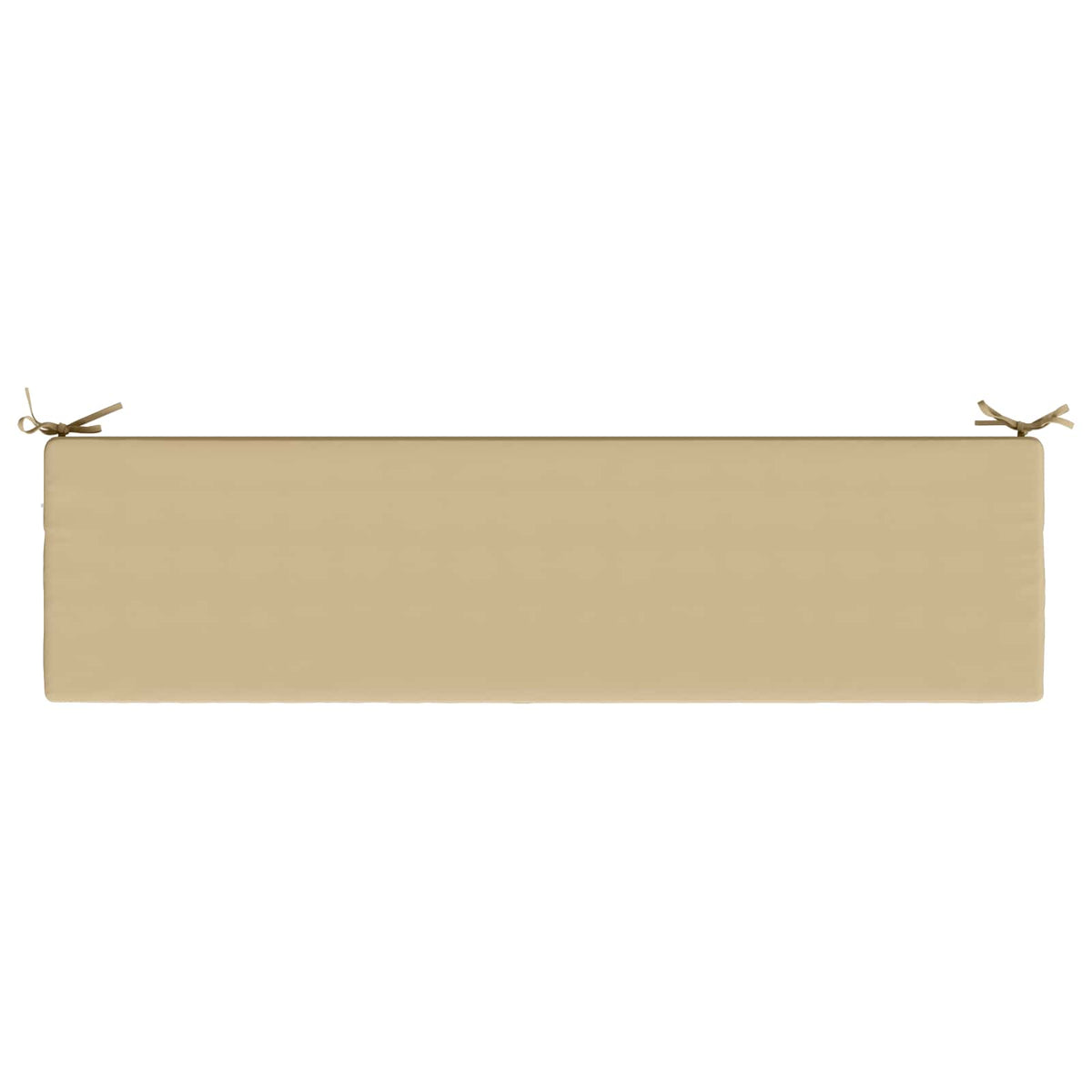 2-Piece Bench Cushions SOEST 2 pcs 100% Polyester Beige