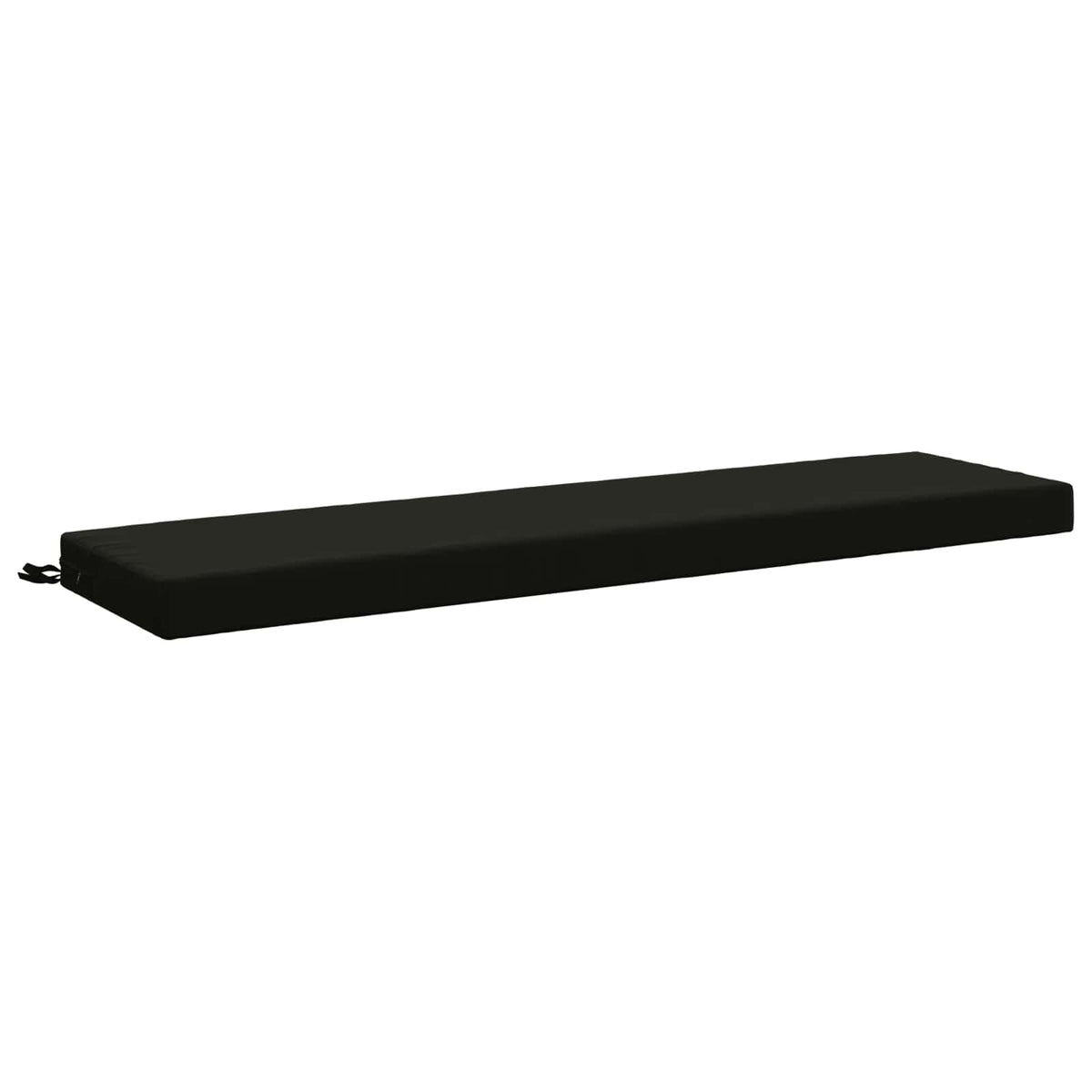 2-Piece Bench Cushions SOEST 2 pcs 100% Polyester Black