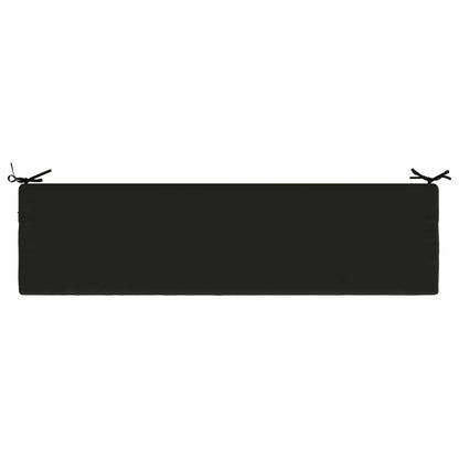 2-Piece Bench Cushions SOEST 2 pcs 100% Polyester Black