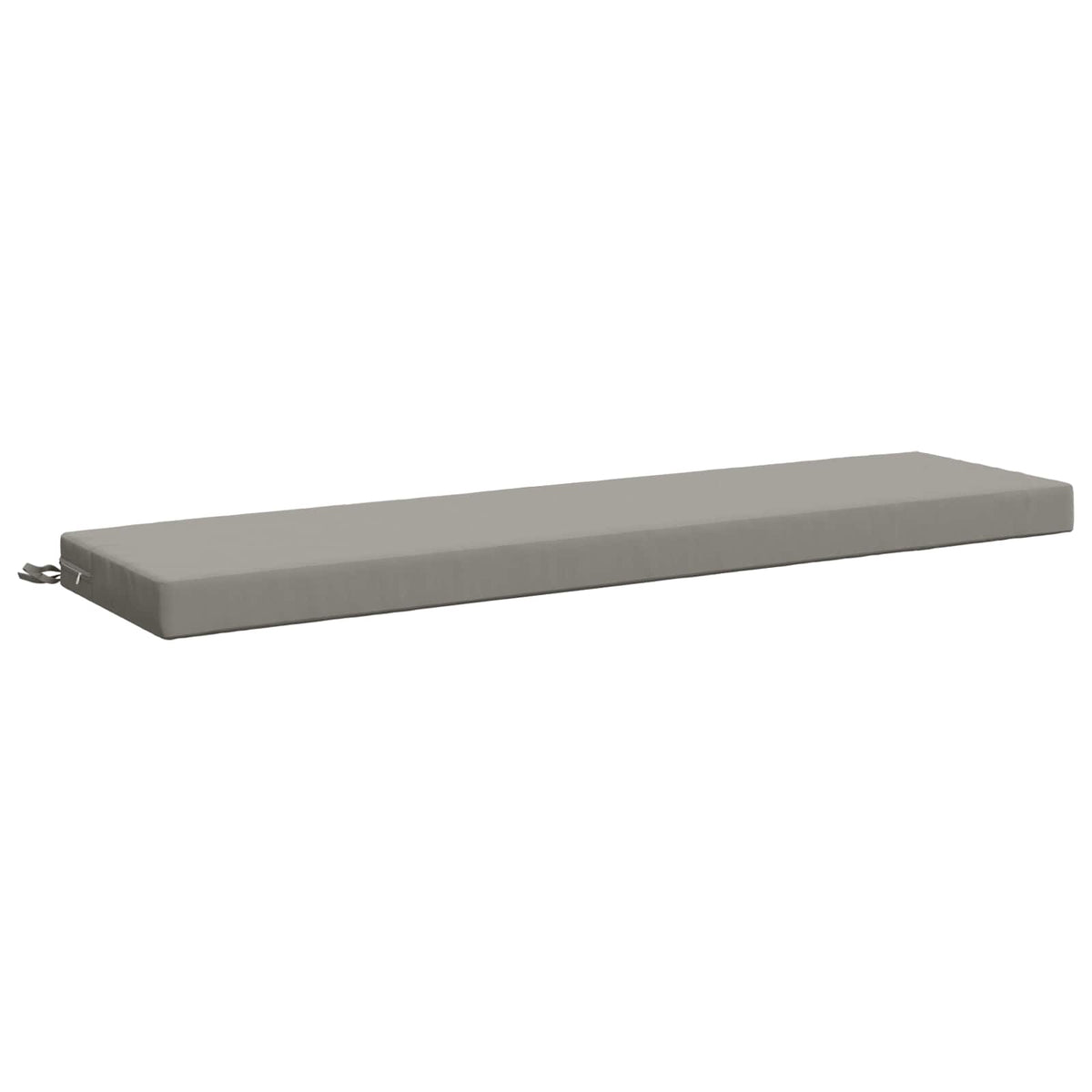 2-Piece Bench Cushions SOEST 2 pcs 100% Polyester Grey