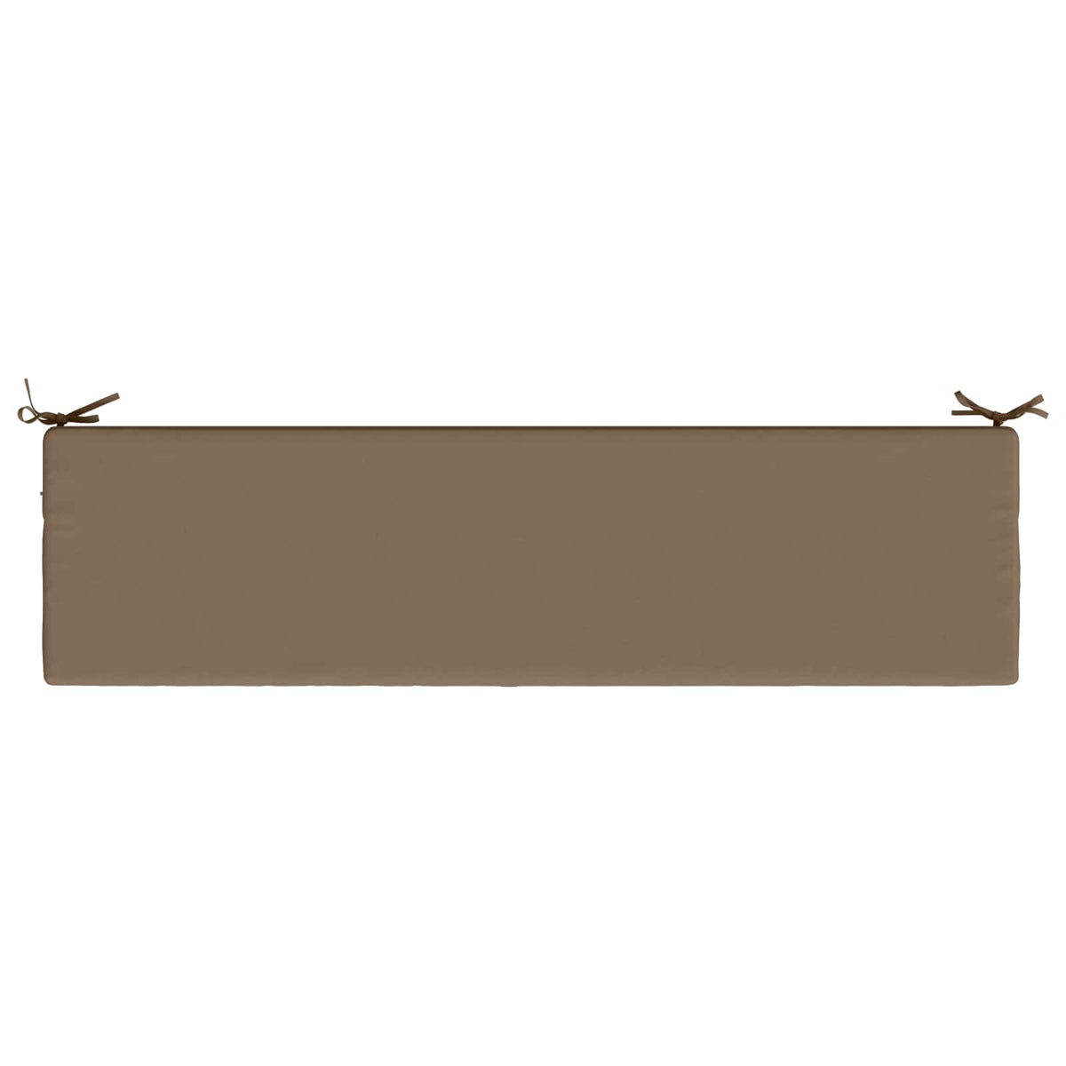 Bench Cushion SOEST 100% Polyester Taupe 160 x 40 x 8 cm