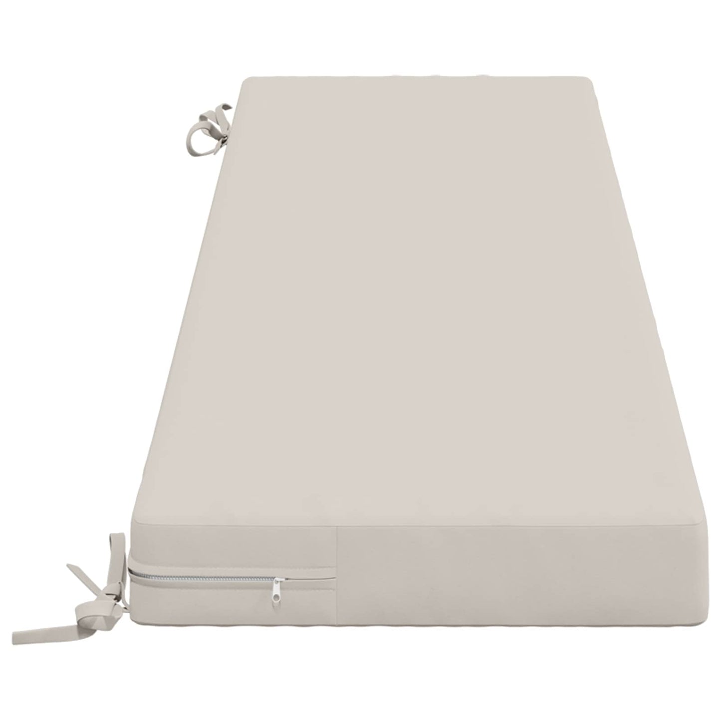2-Piece Bench Cushions SOEST 2 pcs 100% Polyester White