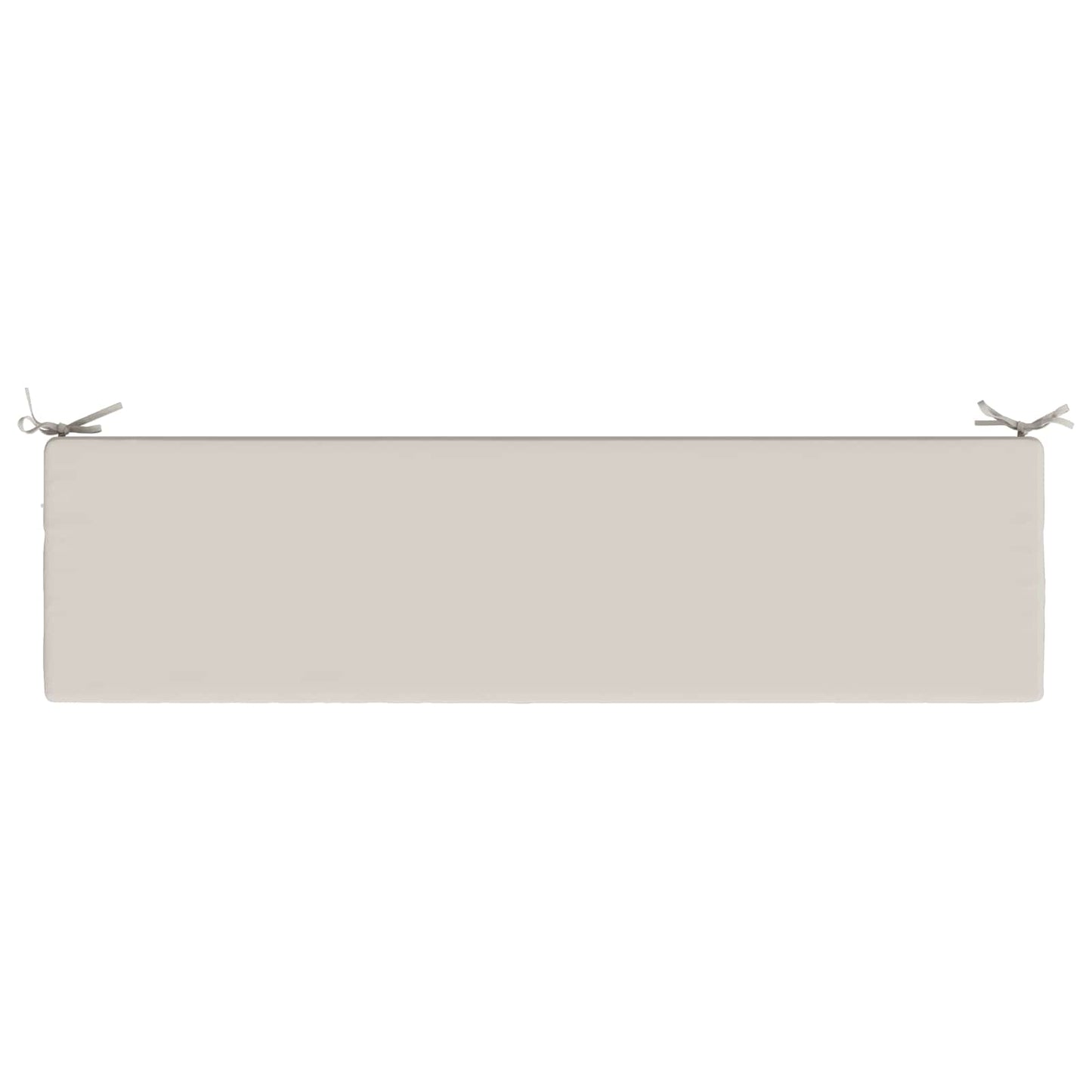 2-Piece Bench Cushions SOEST 2 pcs 100% Polyester White
