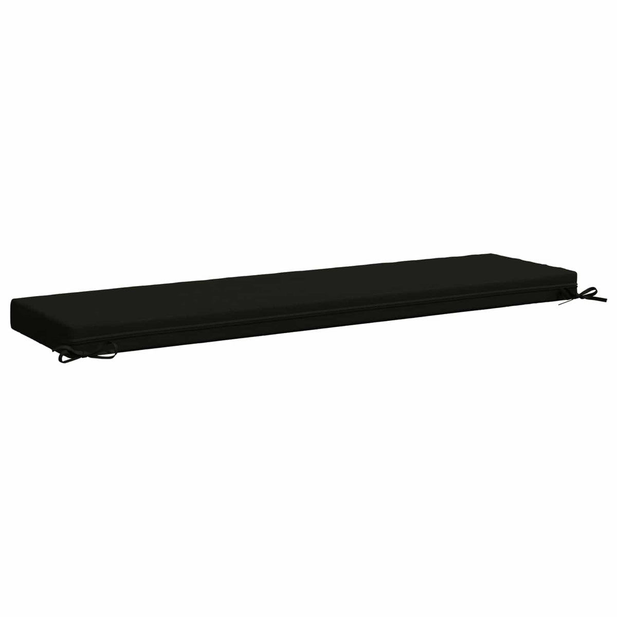 2-Piece Bench Cushions SOEST 2 pcs 100% Polyester Black