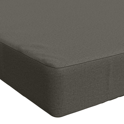 2-Piece Bench Cushions SOEST 2 pcs 100% Polyester Grey