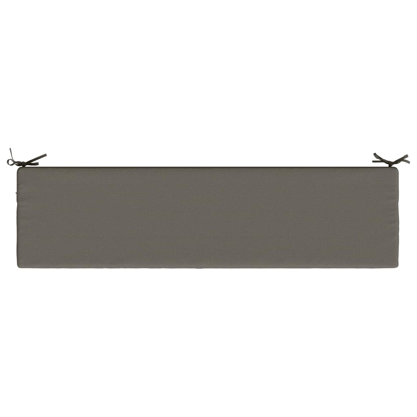 2-Piece Bench Cushions SOEST 2 pcs 100% Polyester Grey