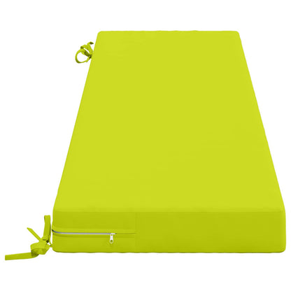 2-Piece Bench Cushions SOEST 2 pcs 100% Polyester Bright Green