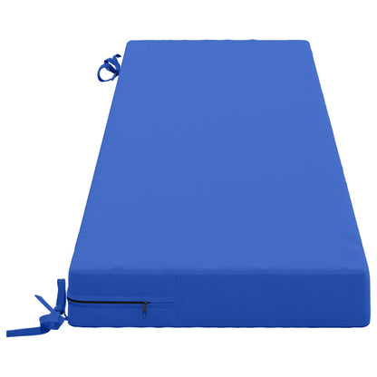 Bench Cushion SOEST 100% Polyester Royal Blue 160 x 40 x 8 cm