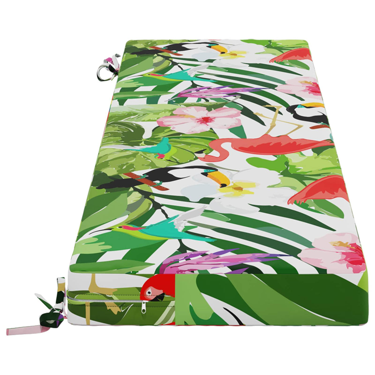 Bench Cushion SOEST 100% Polyester Multicolour 160 x 40 x 8 cm