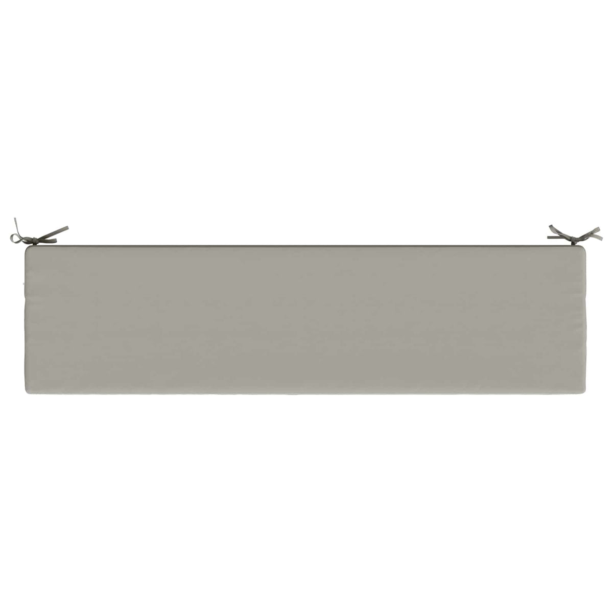 Bench Cushion SOEST 100% Polyester Grey 160 x 40 x 8 cm