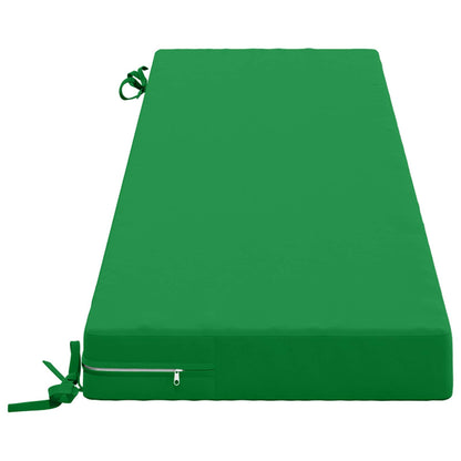 2-Piece Bench Cushions SOEST 2 pcs 100% Polyester Green
