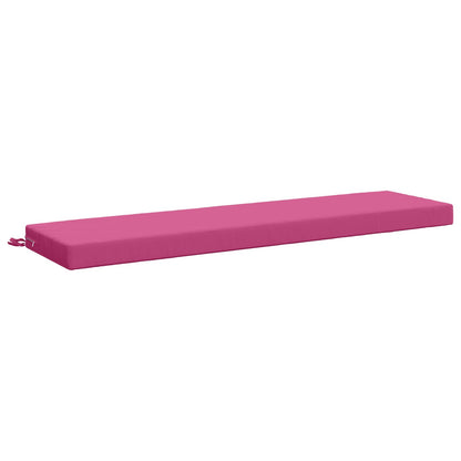Bench Cushion SOEST 100% Polyester Pink 160 x 40 x 8 cm
