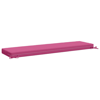 2-Piece Bench Cushions SOEST 2 pcs 100% Polyester Pink