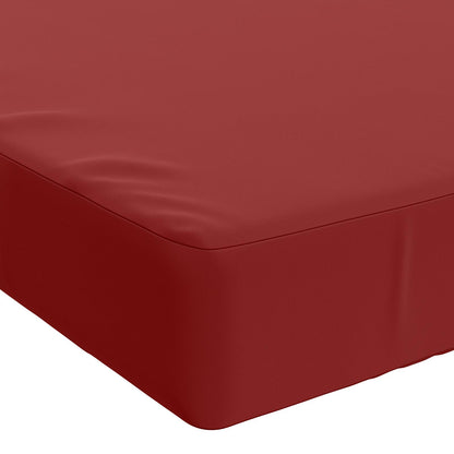 Bench Cushion SOEST 100% Polyester Wine Red 160 x 40 x 8 cm