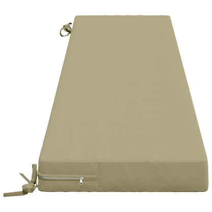Bench Cushion SOEST 100% Polyester Light Green 170 x 40 x 8 cm