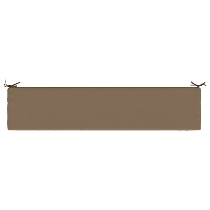 Bench Cushion SOEST 100% Polyester Taupe 170 x 40 x 8 cm