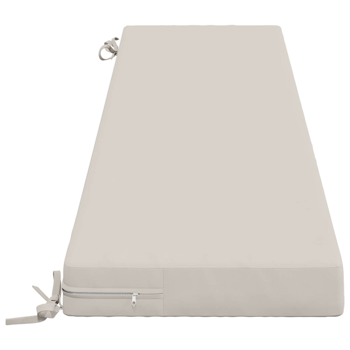 2-Piece Bench Cushions SOEST 2 pcs 100% Polyester White