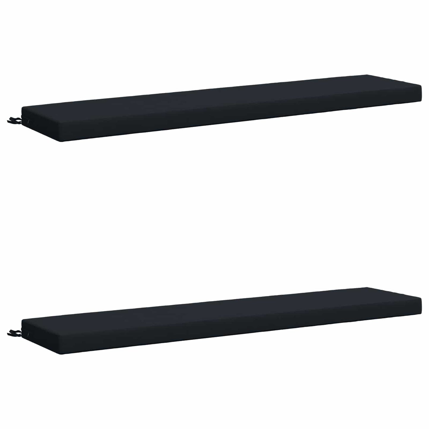2-Piece Bench Cushions SOEST 2 pcs 100% Polyester Dark Blue