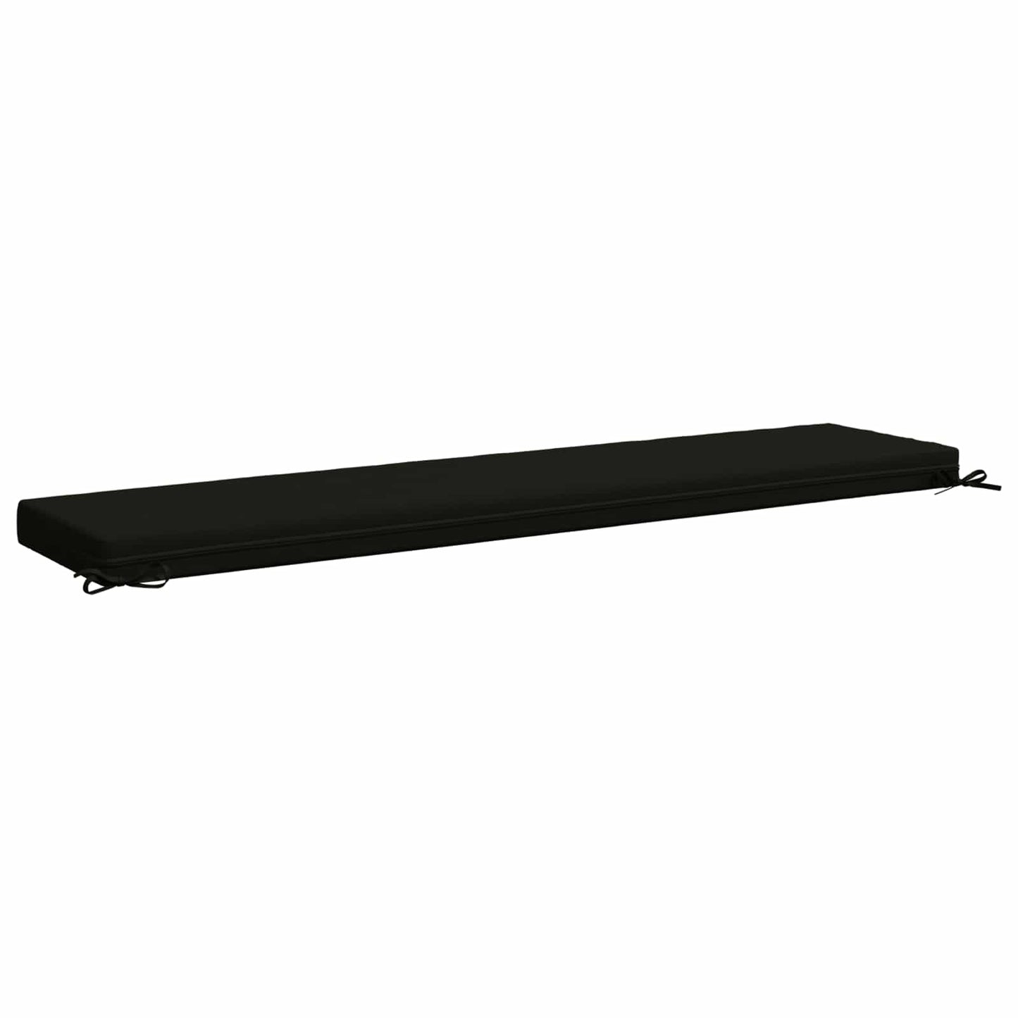 2-Piece Bench Cushions SOEST 2 pcs 100% Polyester Black