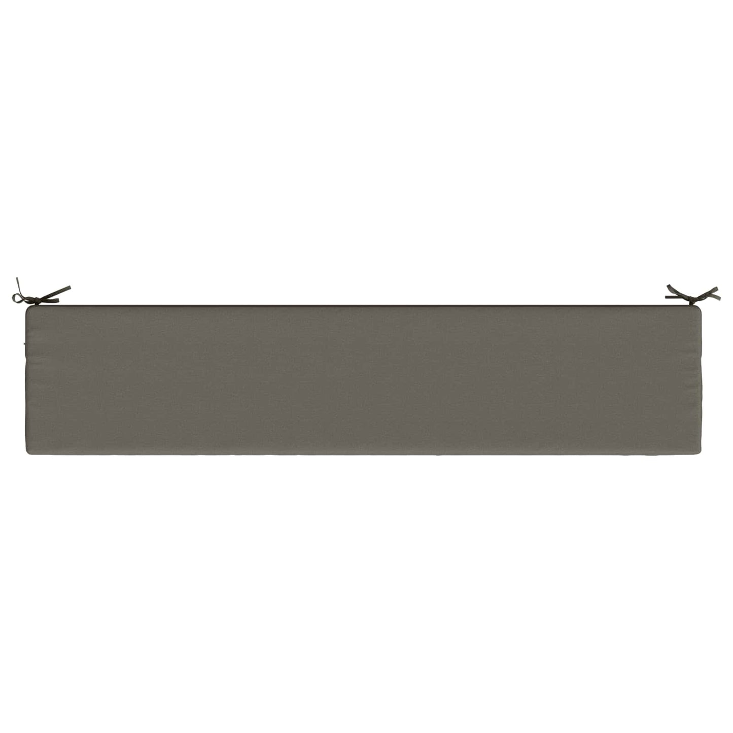 2-Piece Bench Cushions SOEST 2 pcs 100% Polyester Grey