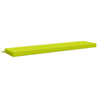 2-Piece Bench Cushions SOEST 2 pcs 100% Polyester Bright Green