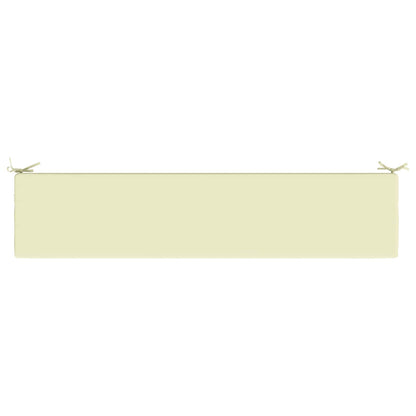 Bench Cushion SOEST 100% Polyester Cream 170 x 40 x 8 cm