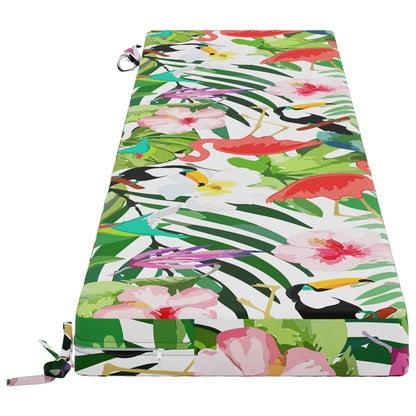 2-Piece Bench Cushions SOEST 2 pcs 100% Polyester Multicolour