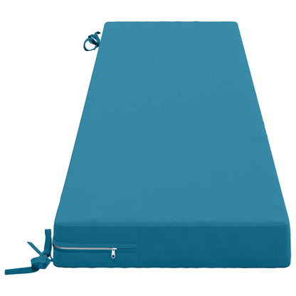 Bench Cushion SOEST 100% Polyester Light Blue 170 x 40 x 8 cm
