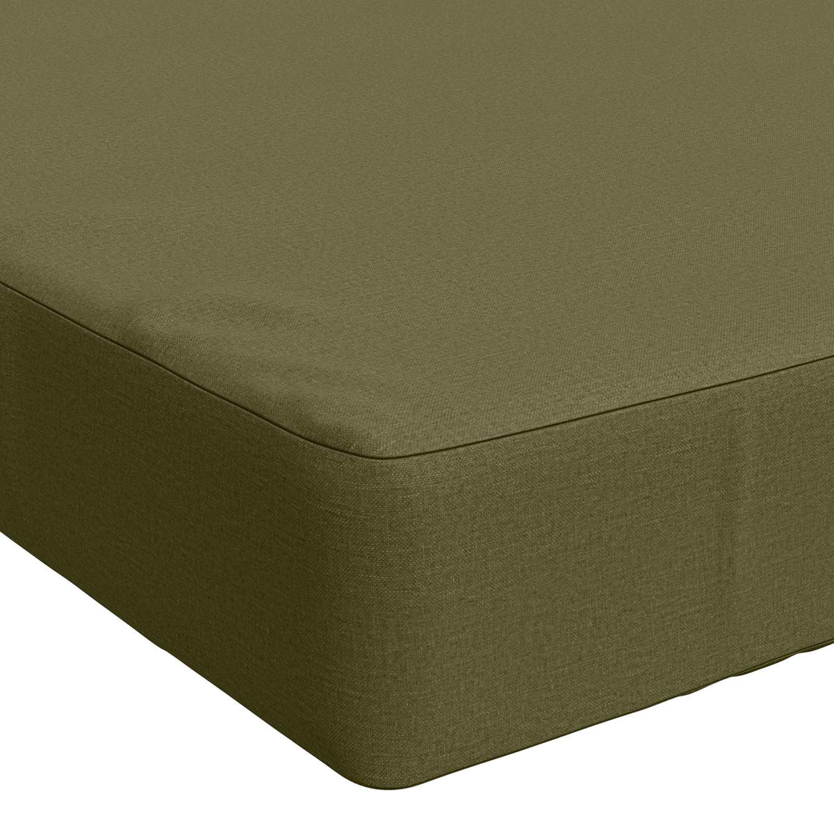 Bench Cushion SOEST 100% Polyester Olive Green 180 x 40 x 8 cm
