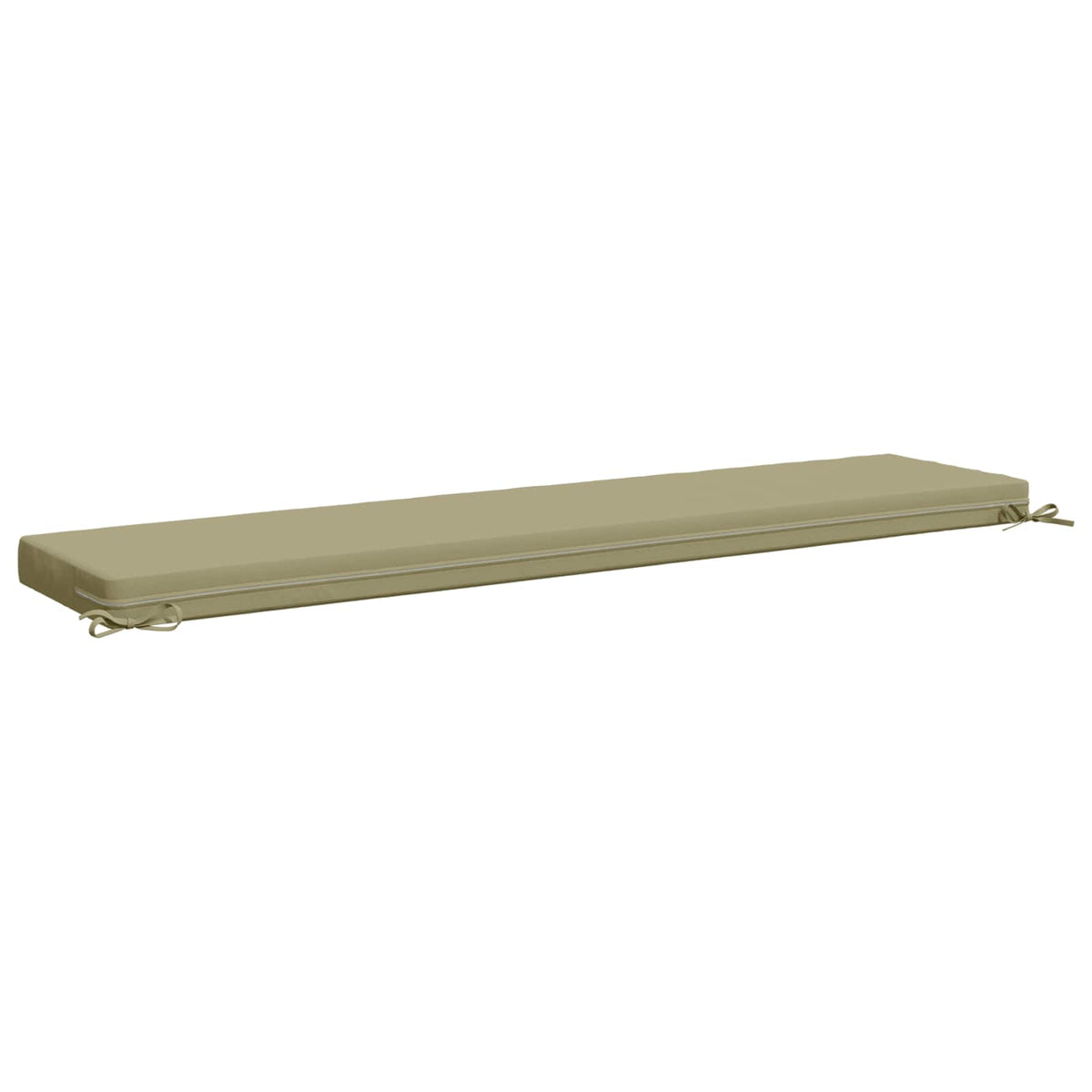 2-Piece Bench Cushions SOEST 2 pcs 100% Polyester Light Green