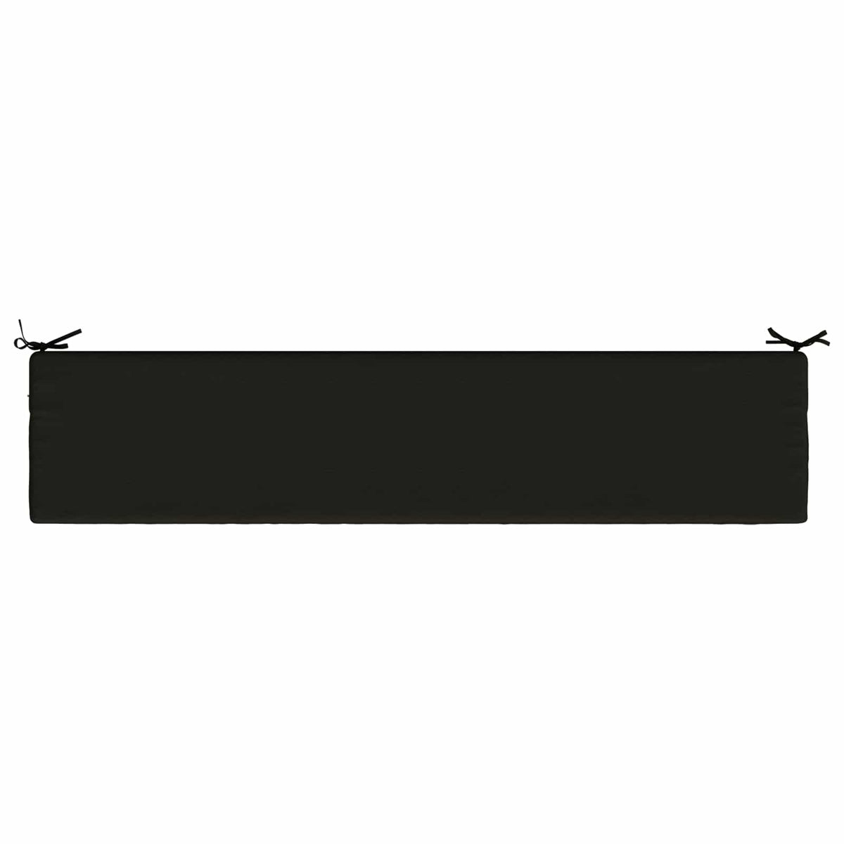 2-Piece Bench Cushions SOEST 2 pcs 100% Polyester Black