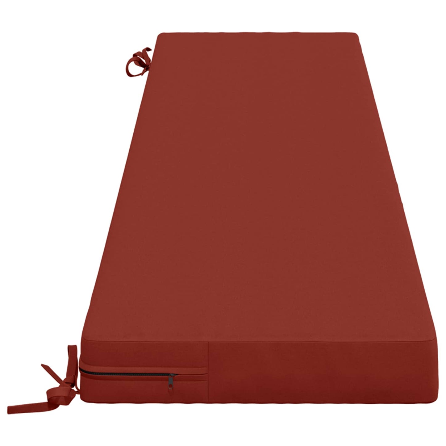 2-Piece Bench Cushions SOEST 2 pcs 100% Polyester Red
