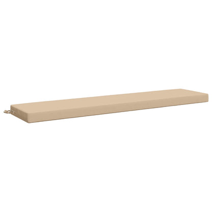 2-Piece Bench Cushions SOEST 2 pcs 100% Polyester Cream