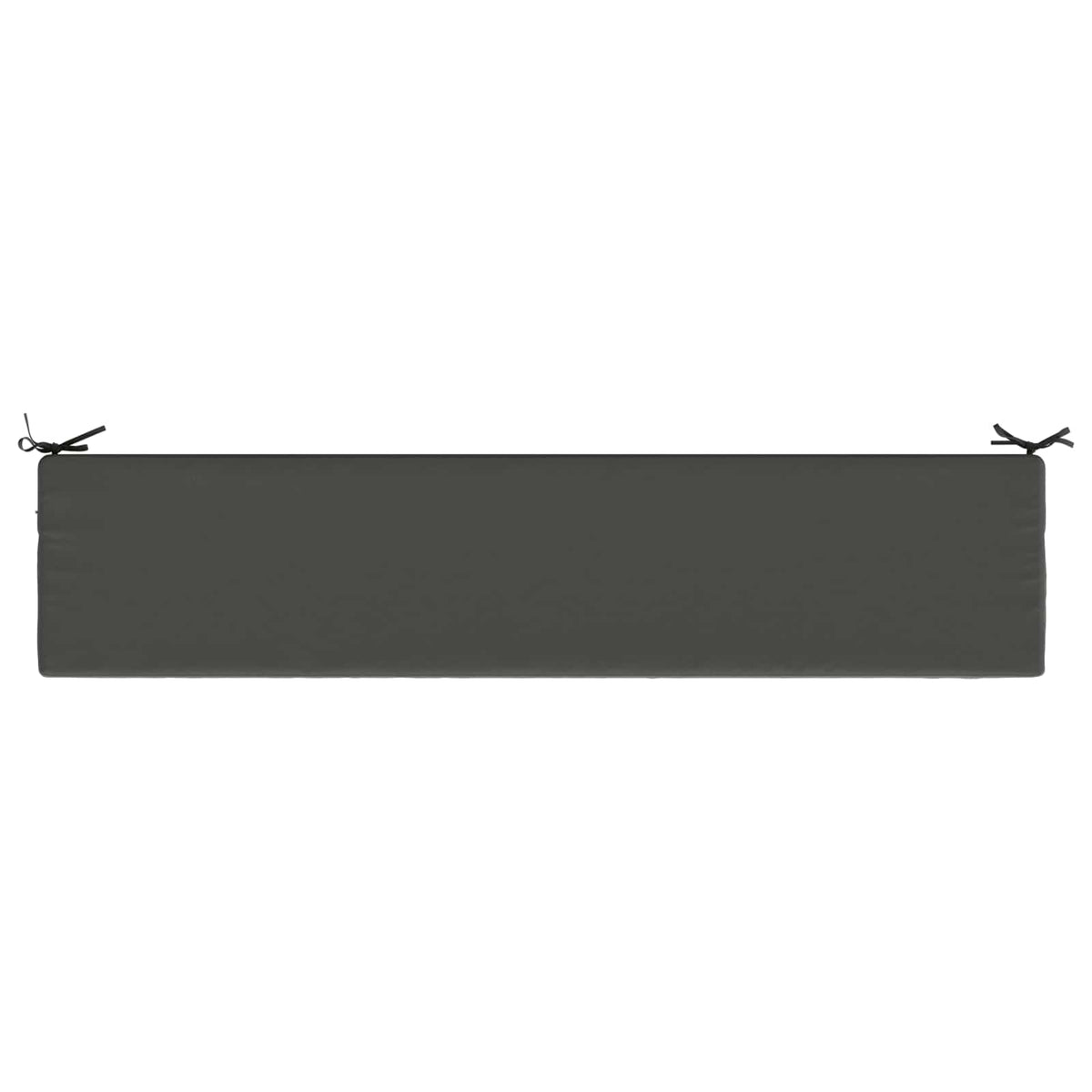 Bench Cushion SOEST 100% Polyester Anthracite 180 x 40 x 8 cm