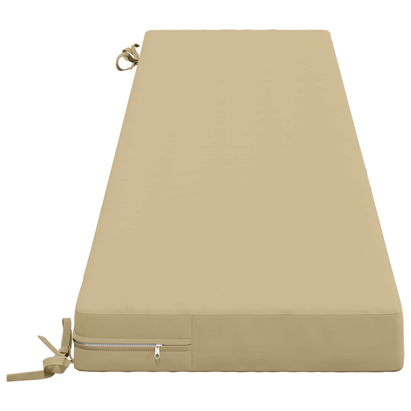 2-Piece Bench Cushions SOEST 2 pcs 100% Polyester Beige