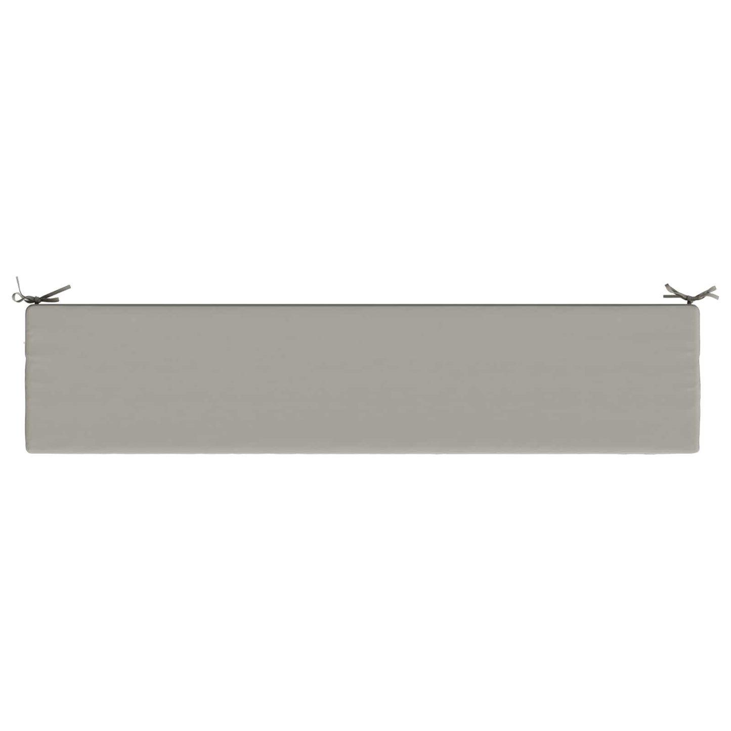 2-Piece Bench Cushions SOEST 2 pcs 100% Polyester Grey