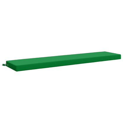 2-Piece Bench Cushions SOEST 2 pcs 100% Polyester Green