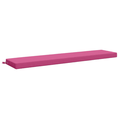 2-Piece Bench Cushions SOEST 2 pcs 100% Polyester Pink