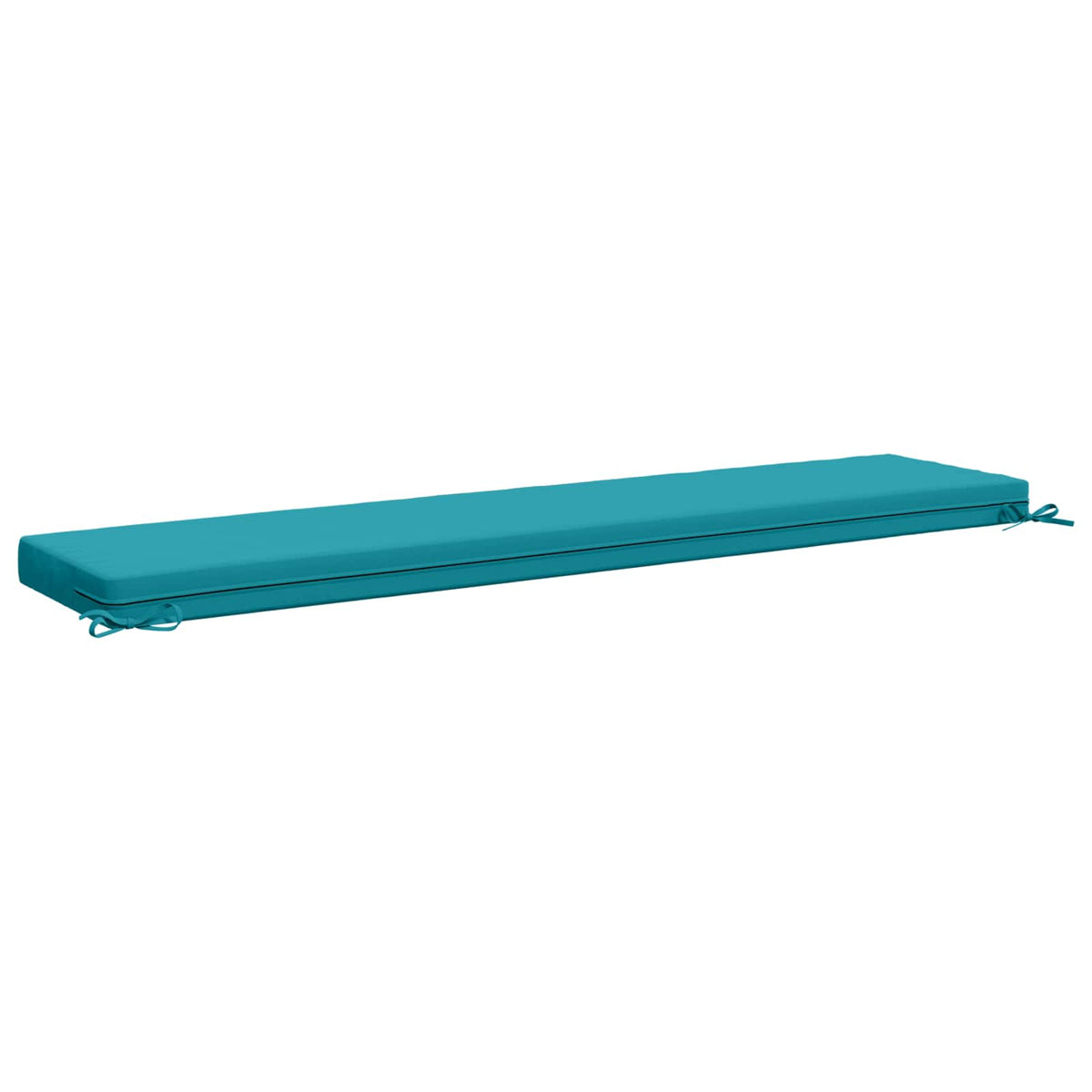 2-Piece Bench Cushions SOEST 2 pcs 100% Polyester Turquoise