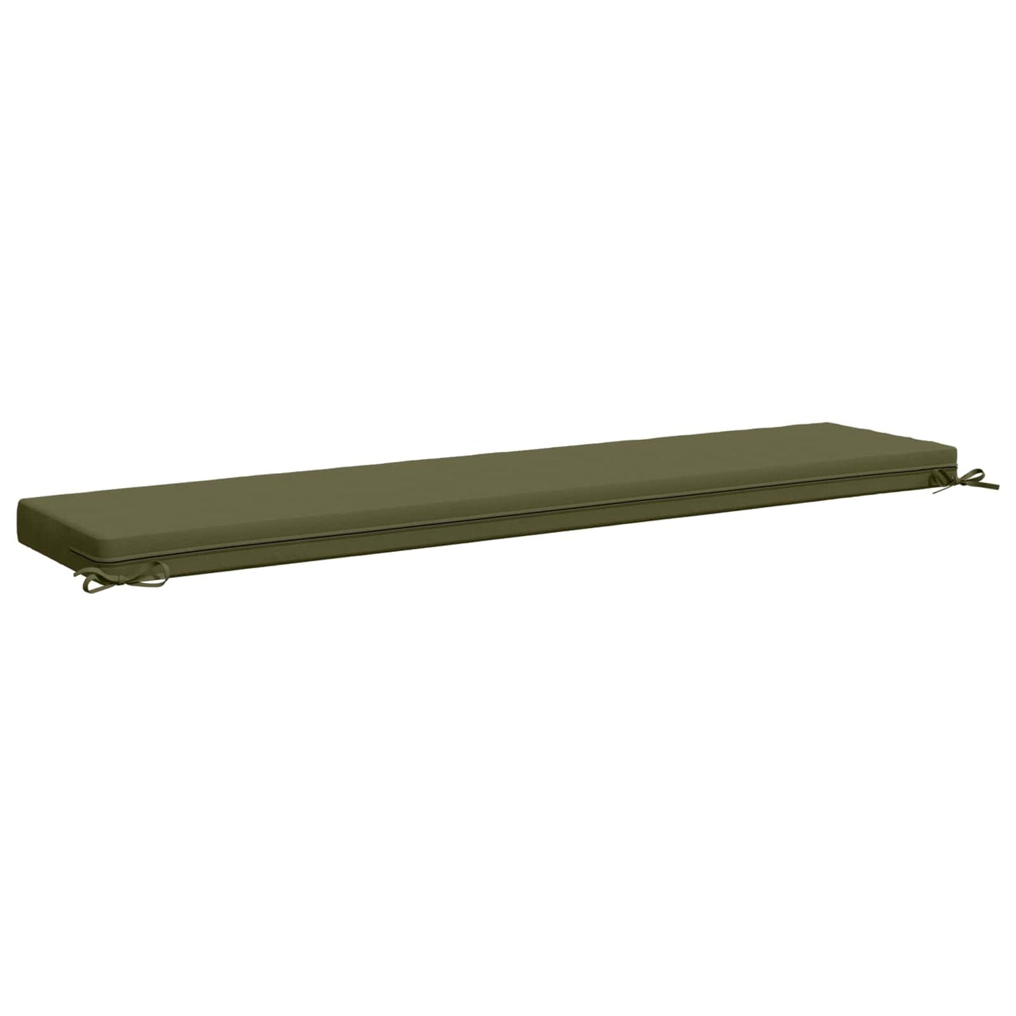 2-Piece Bench Cushions SOEST 2 pcs 100% Polyester Olive Green