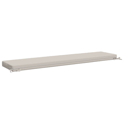 Bench Cushion SOEST 100% Polyester White 200 x 40 x 8 cm
