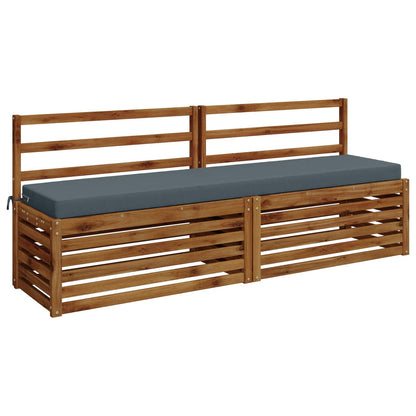 2-Piece Bench Cushions SOEST 2 pcs 100% Polyester Blue