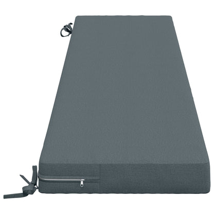 2-Piece Bench Cushions SOEST 2 pcs 100% Polyester Blue