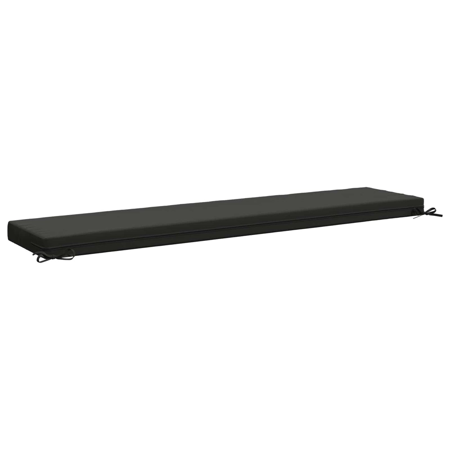 Bench Cushion SOEST 100% Polyester Anthracite 200 x 40 x 8 cm