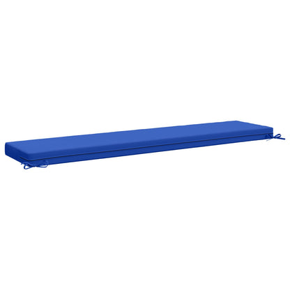 2-Piece Bench Cushions SOEST 2 pcs 100% Polyester Royal Blue