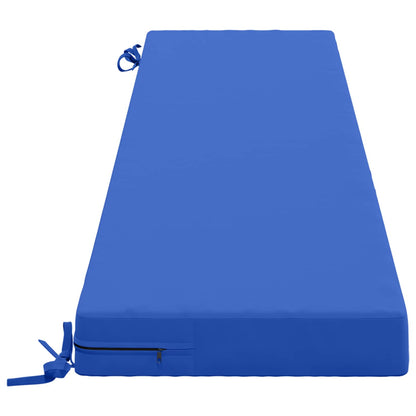 2-Piece Bench Cushions SOEST 2 pcs 100% Polyester Royal Blue
