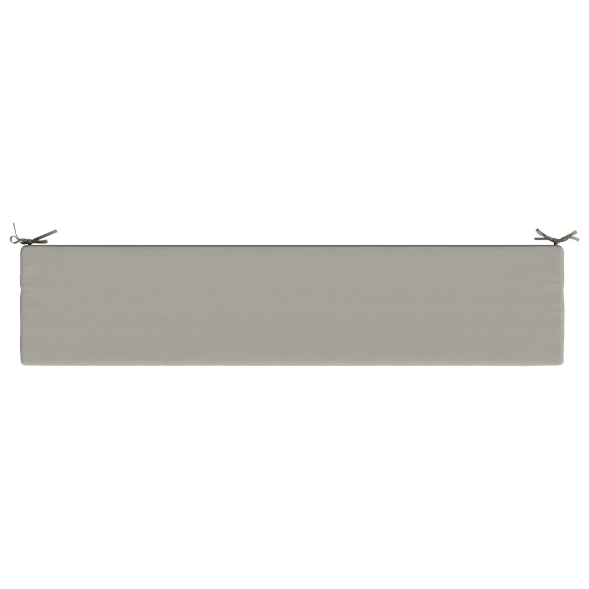 2-Piece Bench Cushions SOEST 2 pcs 100% Polyester Grey